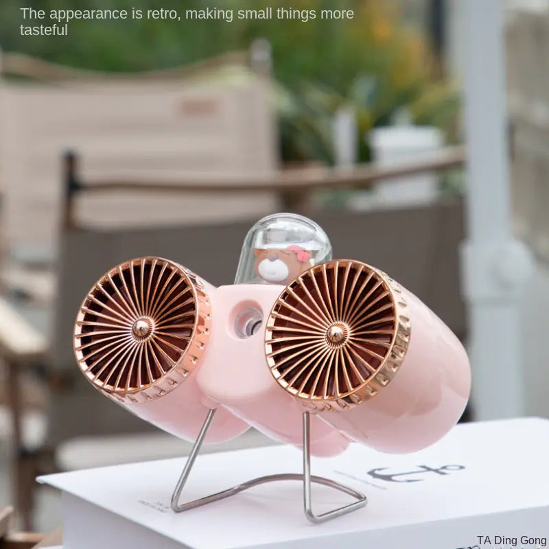 Airzy Mist Pro - Stay Cool Anywhere with dual fan spray